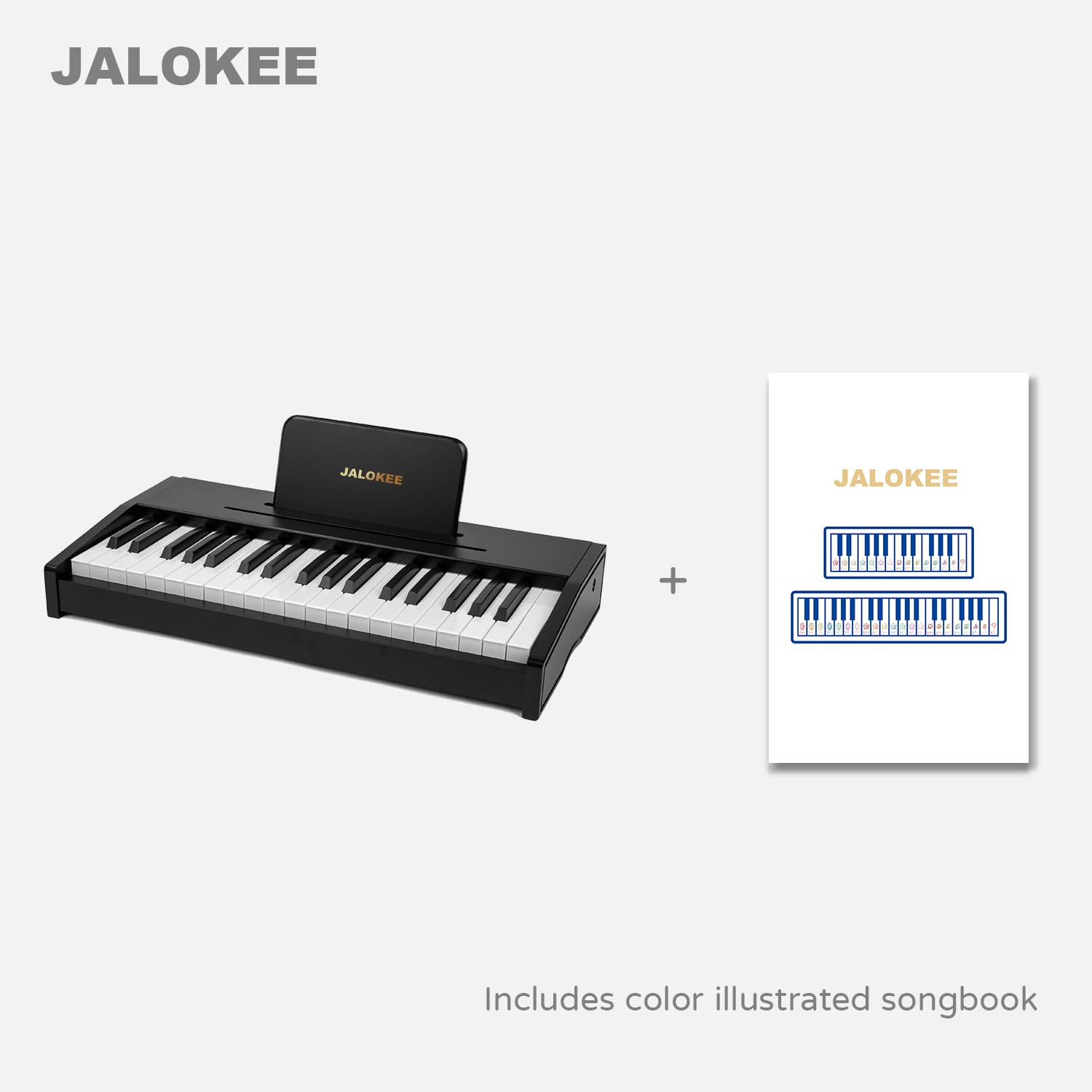 JALOKEE Wooden toy piano combines durability with kid-friendly size and aesthetics.