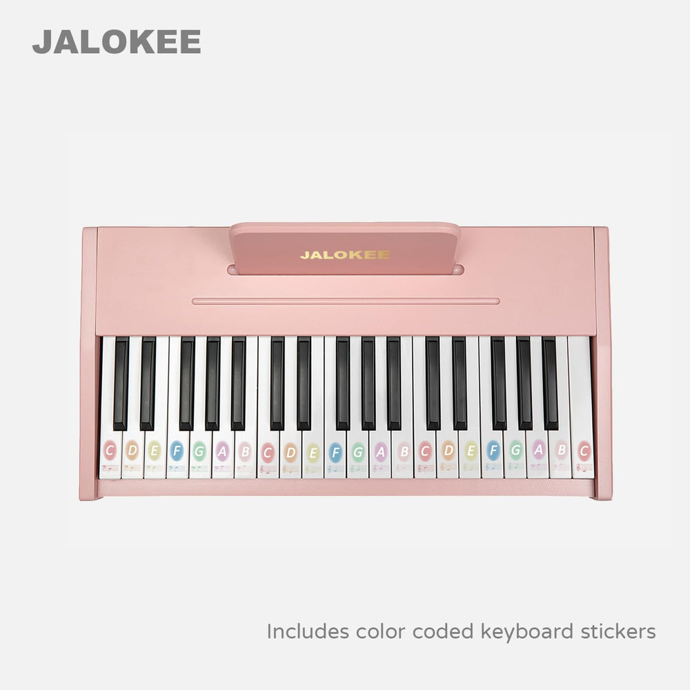 JALOKEE keyboard stickers color code for easy note learning