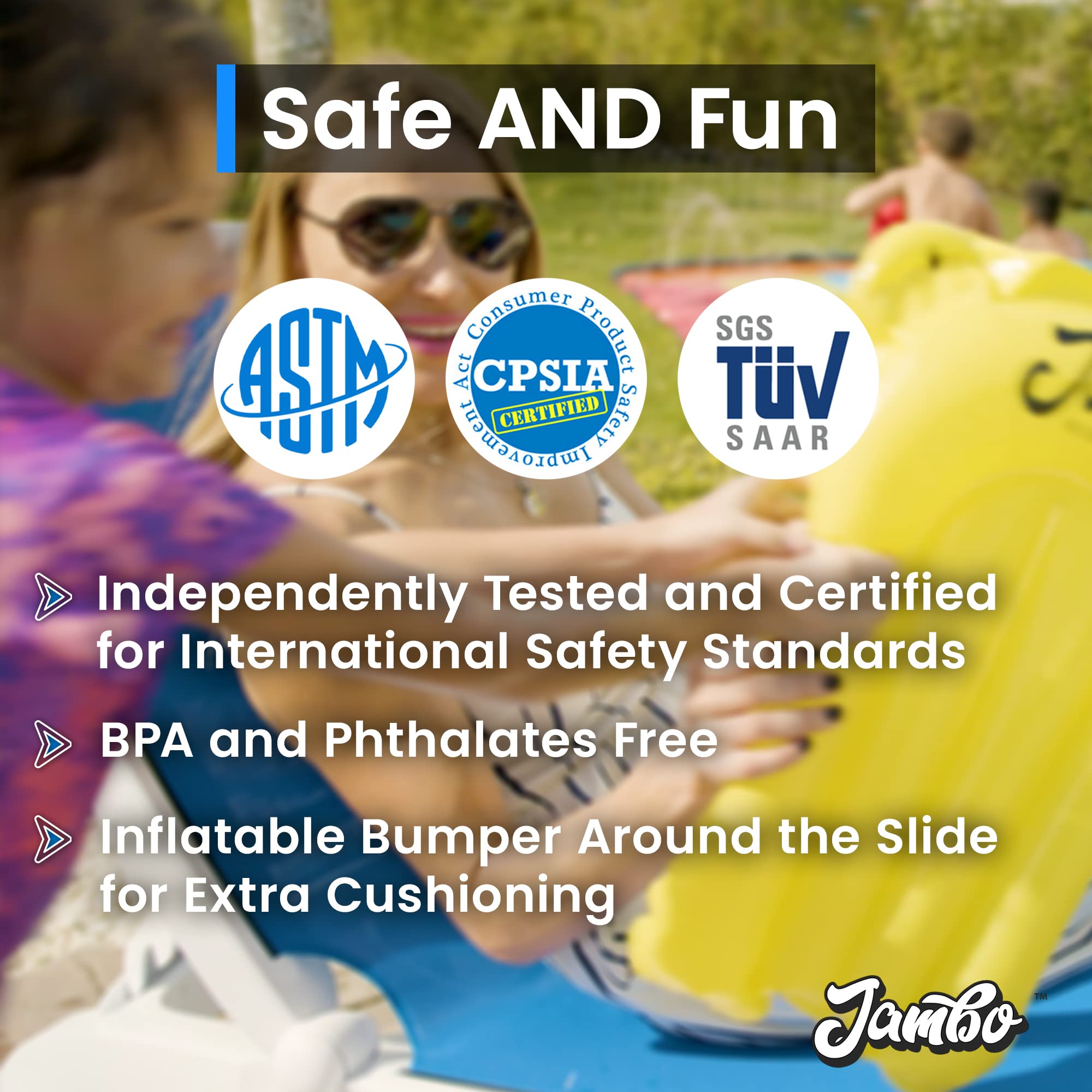 JAMBO backyard water park experience turning yards into summer memories.