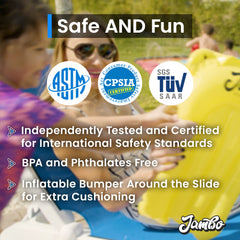 JAMBO backyard water park experience turning yards into summer memories.