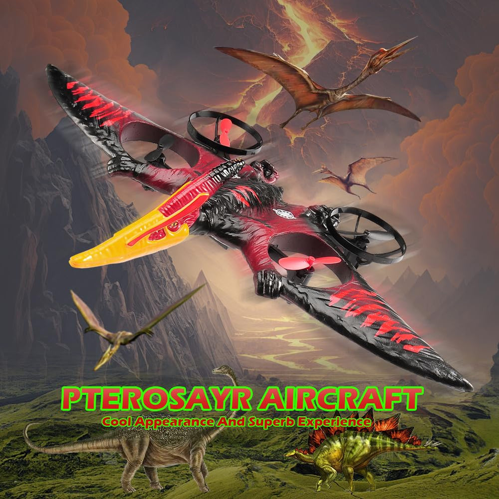 Jaming Dragon RC Plane 6-axis gyro offers stable hover during flights.