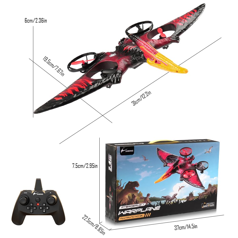 Jaming Dragon RC Plane gift pack presents a ready-to-fly experience for gifting.