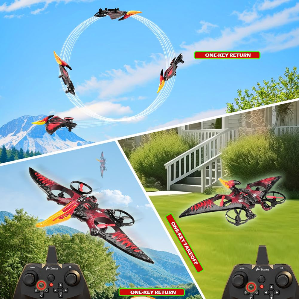 Jaming Dragon RC Plane USB charging kit extends playtime with extra batteries.