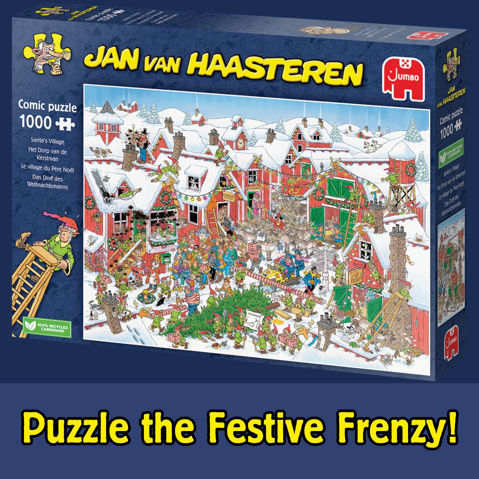 Jan van Haasteren puzzle's rich humor invites careful looking and smile moments