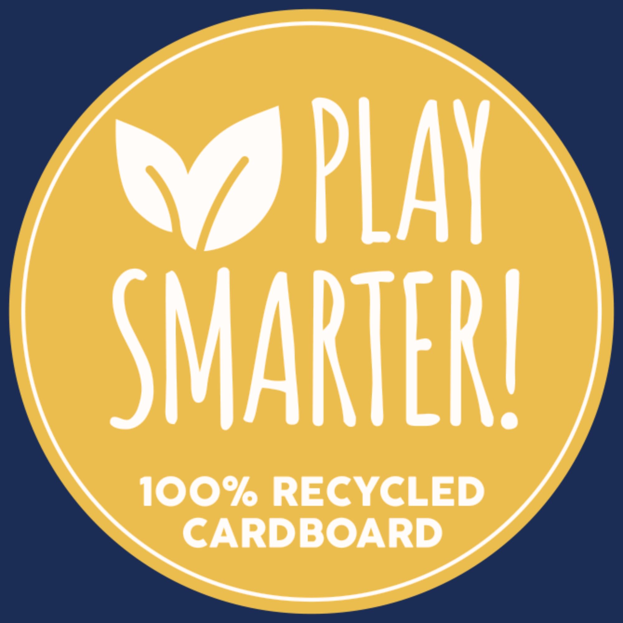 Eco packaging highlights 100% recycled cardboard and responsible paper