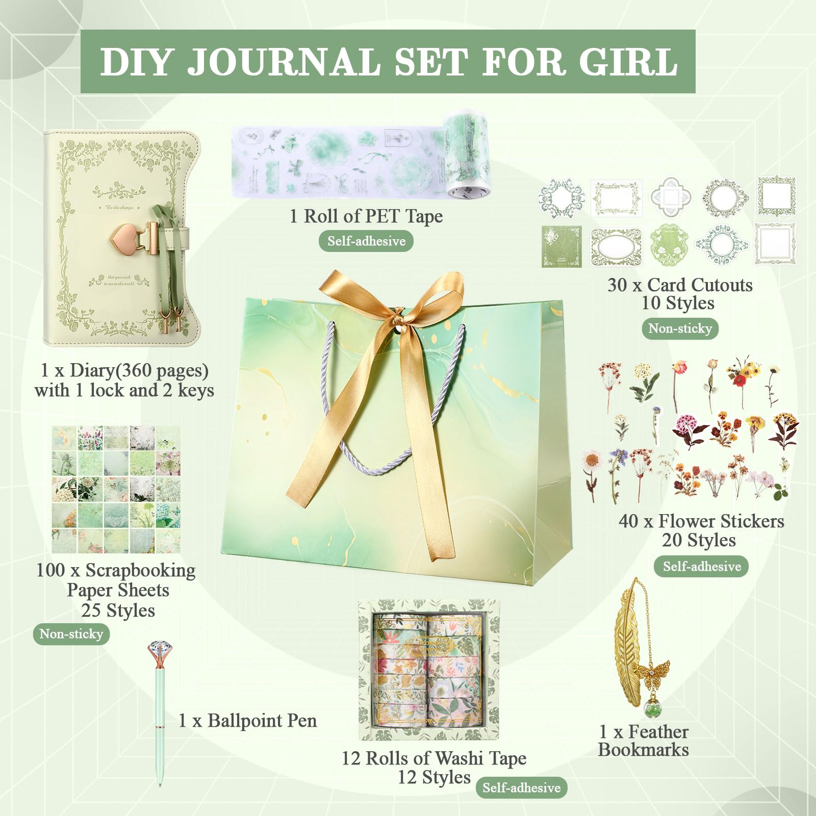 Janlaugh diary with two keys supports personal writing and quick access