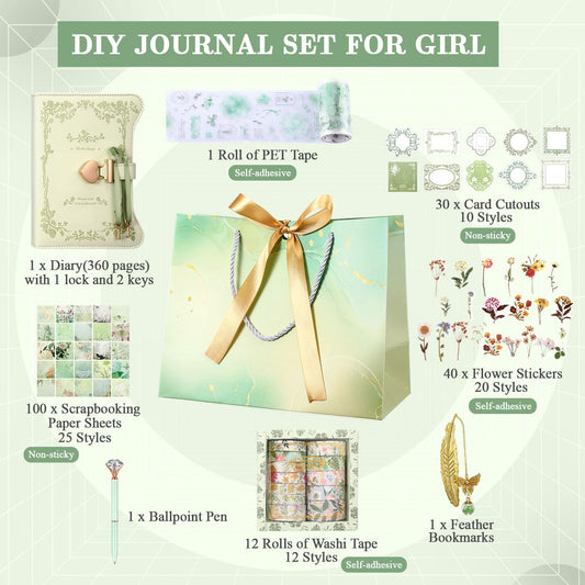Janlaugh diary with two keys supports personal writing and quick access