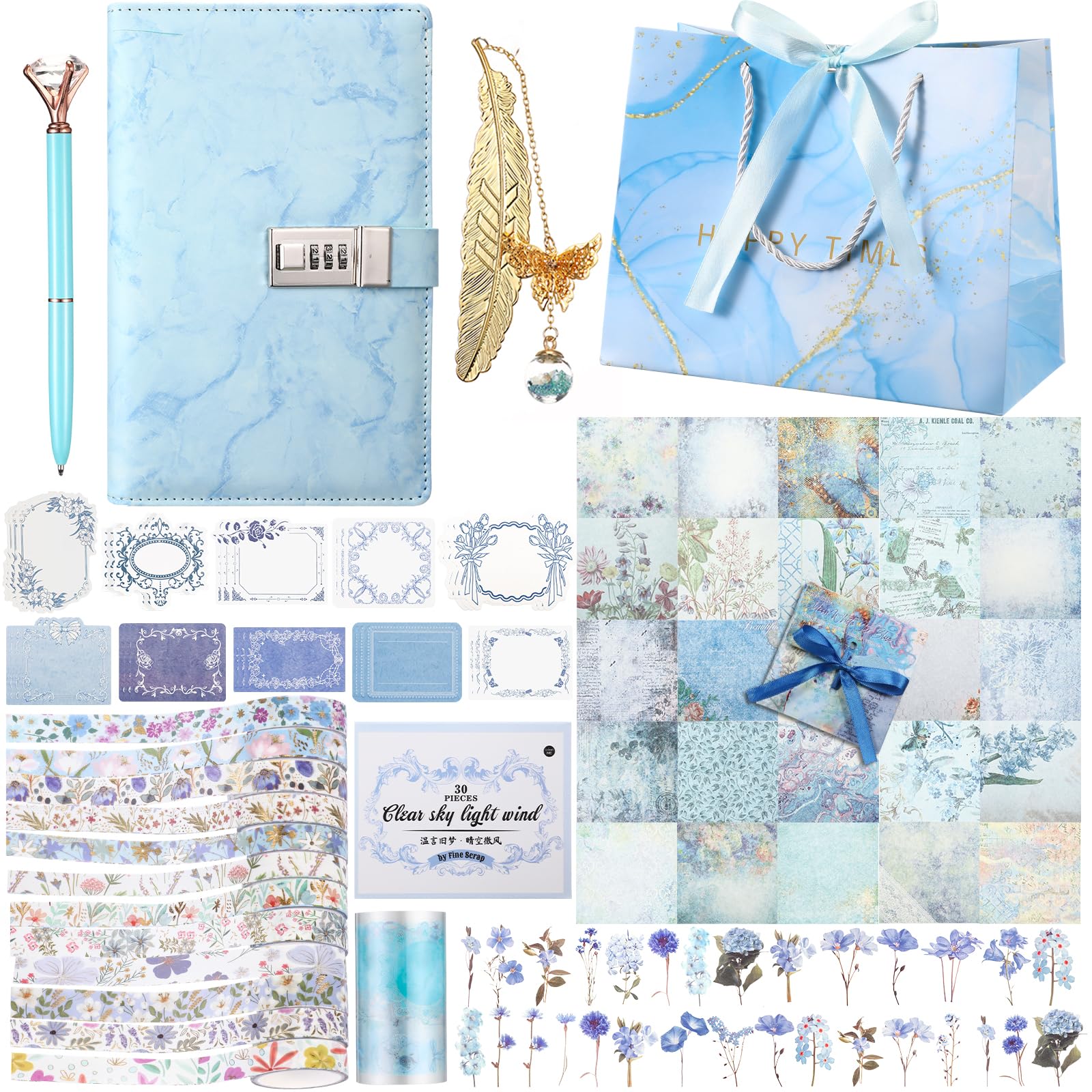 Janjlaugh DIY journal with lock for private journaling and security benefits.