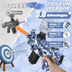 JANNIRESS outdoor battle scene in blue, highlighting team play potential.