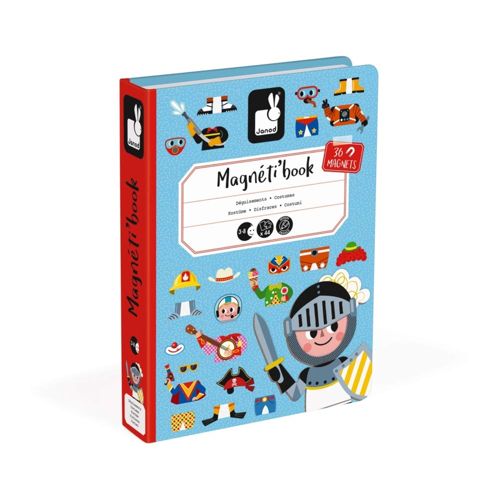 Charming magnetic tiles help mix and match costumes.