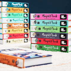 Janod Magnetibook colors and themes inspire early learning and imagination.