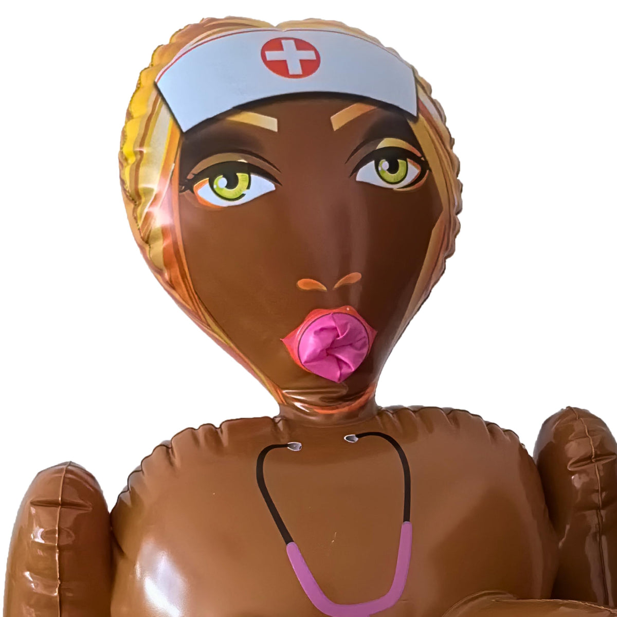 JANOKE 60-inch inflatable doll prop for striking bachelor party visuals.