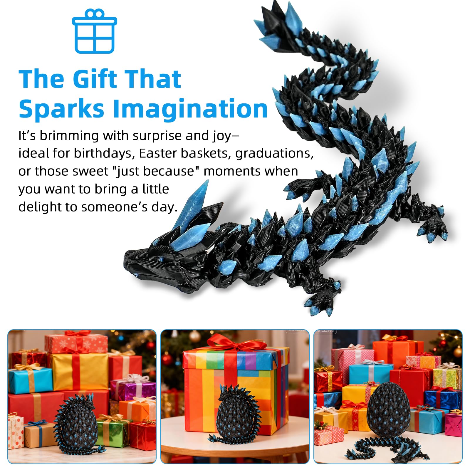 JANZOMM dragon on a shelf adds magical holiday ambiance