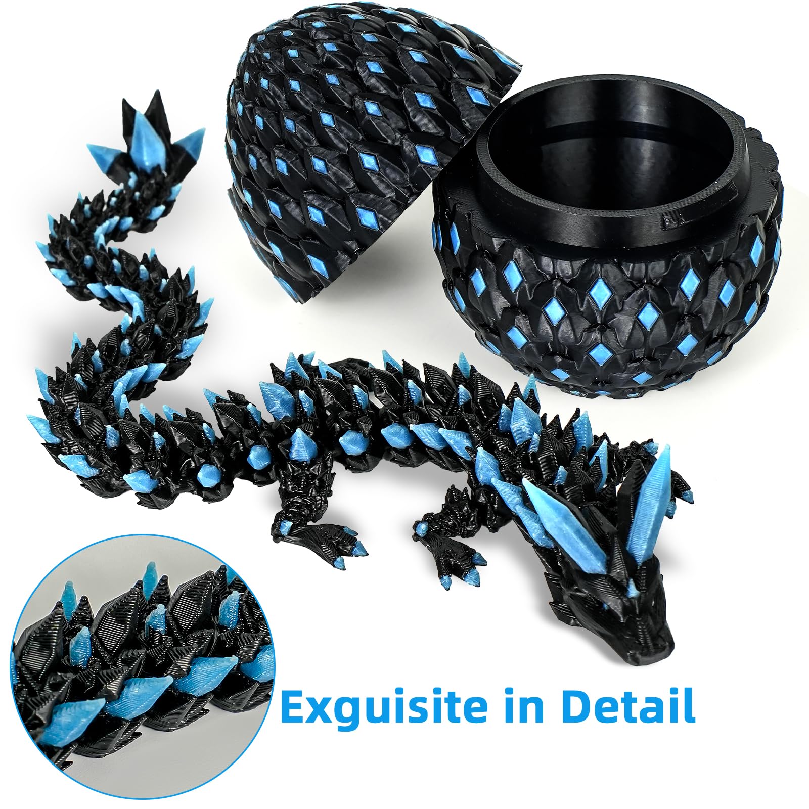 JANZOMM glow effect dragon close-up for cozy nights
