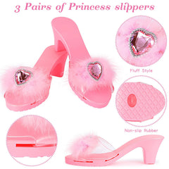Jaolex princess earrings sparkly accessory for dress-up fun.