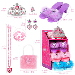 Jaolex princess necklace completes elegant pretend outfits.