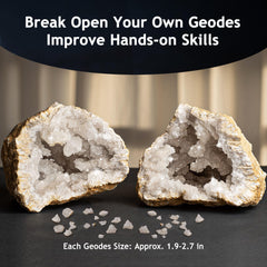 Crystal growth powder from Japace kit demonstrating formation