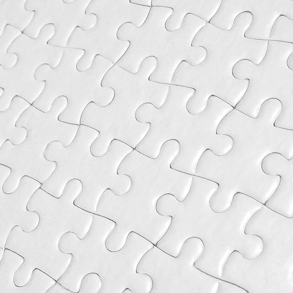 JAPCHET puzzle surface features glitter finish for premium designs.