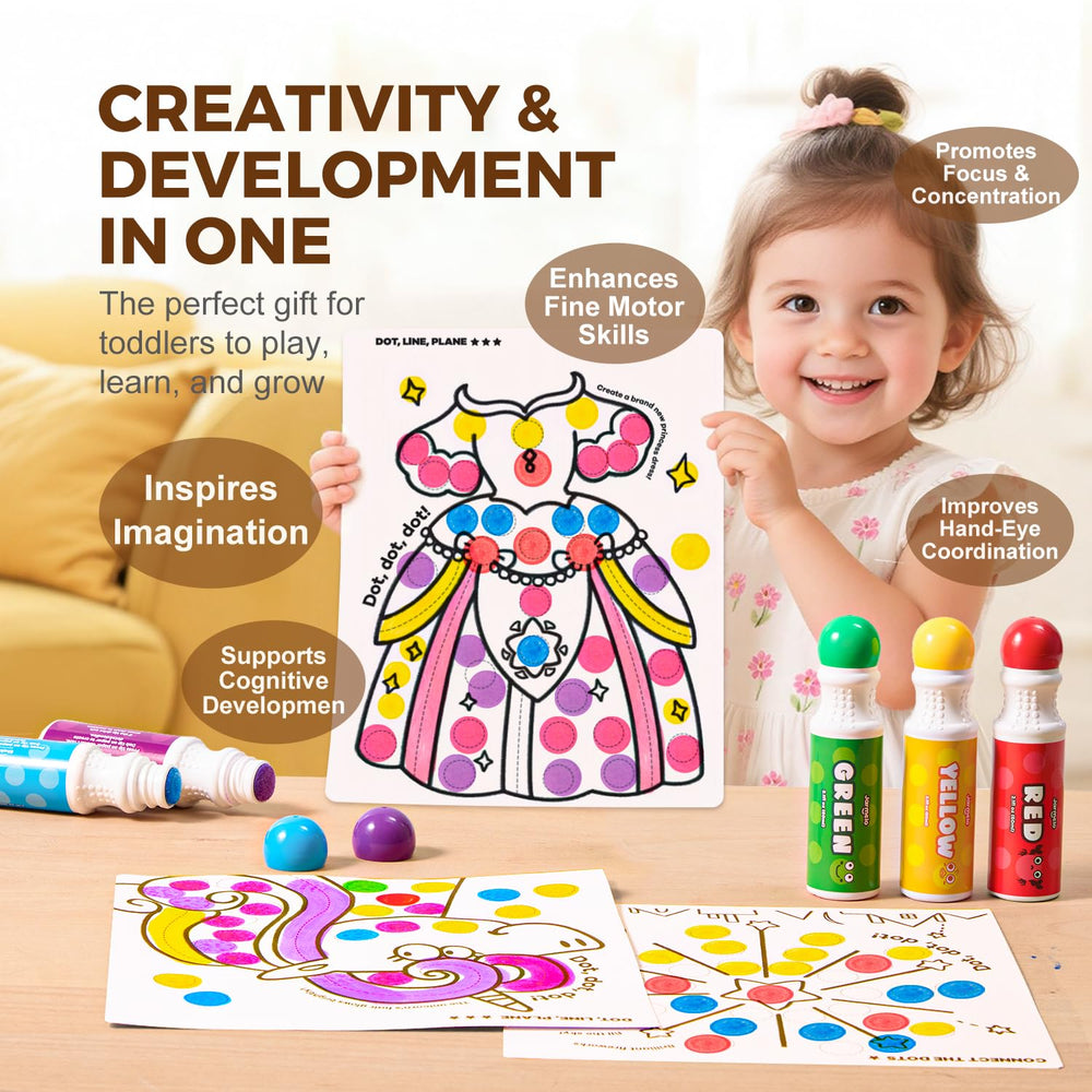 Jar Melo Built-in sponge ink pad ensures smooth ink flow for precise dots.