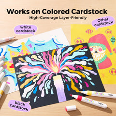 Jar Melo Non-Toxic Certified Markers offer safe coloring sessions
