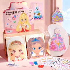 Jar Melo Princess art kit with makeup for imaginative glamour play.