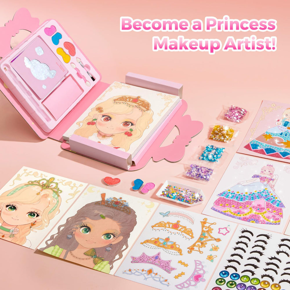 Jar Melo Princess diamond DIY painting kit decorating outfits with gems.