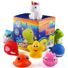 JASNKKONT color changing bath toys enhance bath time play with lights