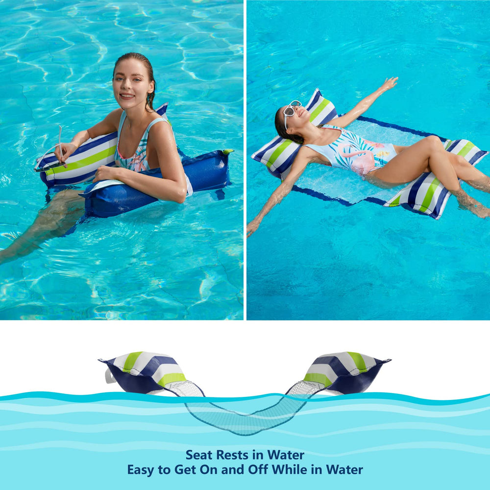 Jasonwell carrying handles simplify moving the float between spots