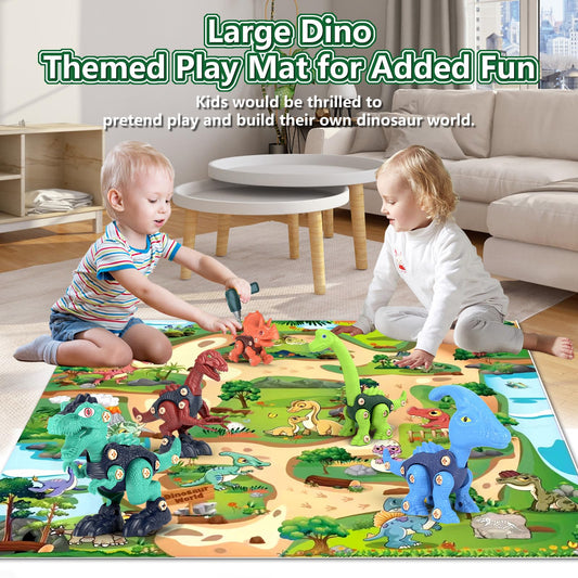 Jasonwell dinosaur play mat designed for large, shared pretend play sessions
