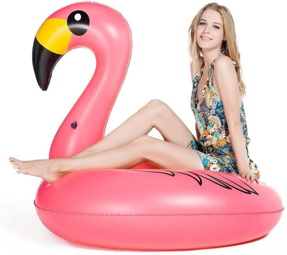 Jasonwell flamingo float at the beach scene for summer fun