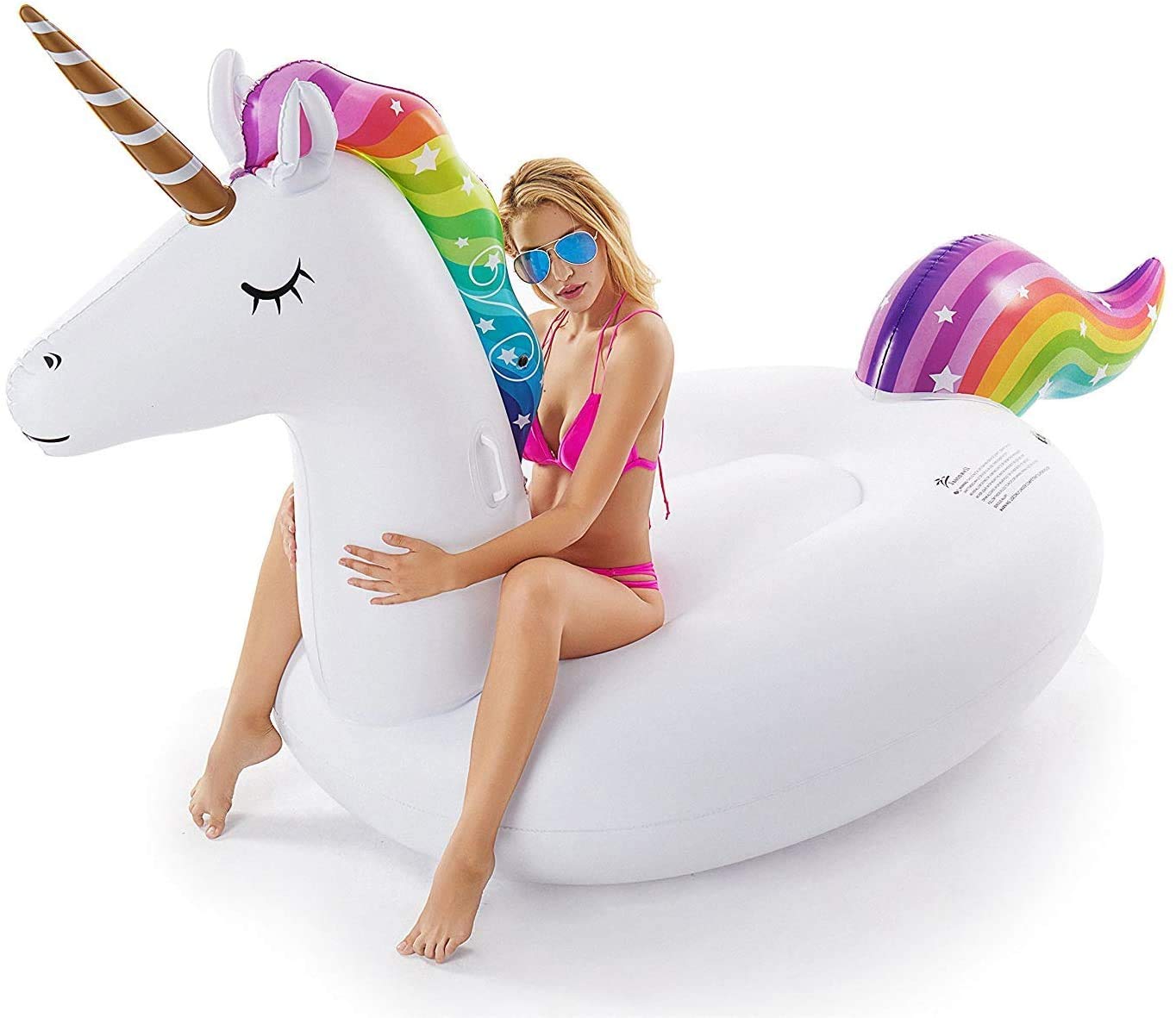 Jasonwell hairdryer inflation compatible unicorn float for fast setup
