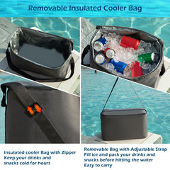 Jasonwell heavy-duty grab handles and rope for easy river control.