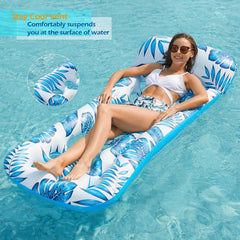 Jasonwell inflatable lounge with pad-eye connectors for shared use.