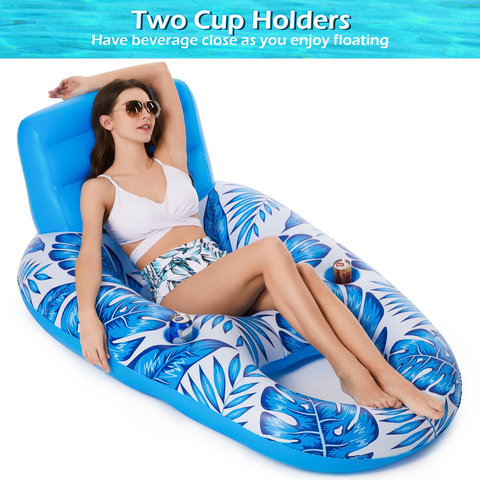 Jasonwell cooling mesh seat on a pool float keeps you cool