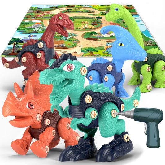 Jasonwell kids building dinosaur toys set for creative STEM play at home