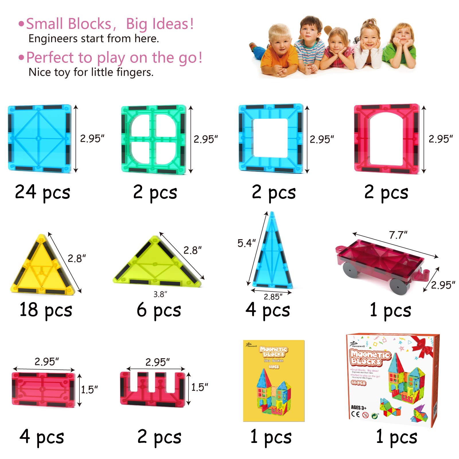 Jasonwell tiles let kids assemble patterns solo or with family for bonding