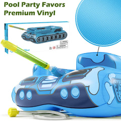 Jasonwell tank float set up at a sunny pool party