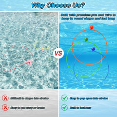 Jasonwell underwater buoys keep rings upright and easy to locate