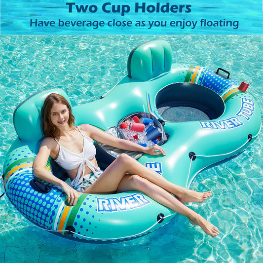 Jasonwell removable insulated cooler bag keeps beverages cold on the water.