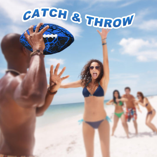 Jasonwell strong-grip double-laced football for precise throws in water.