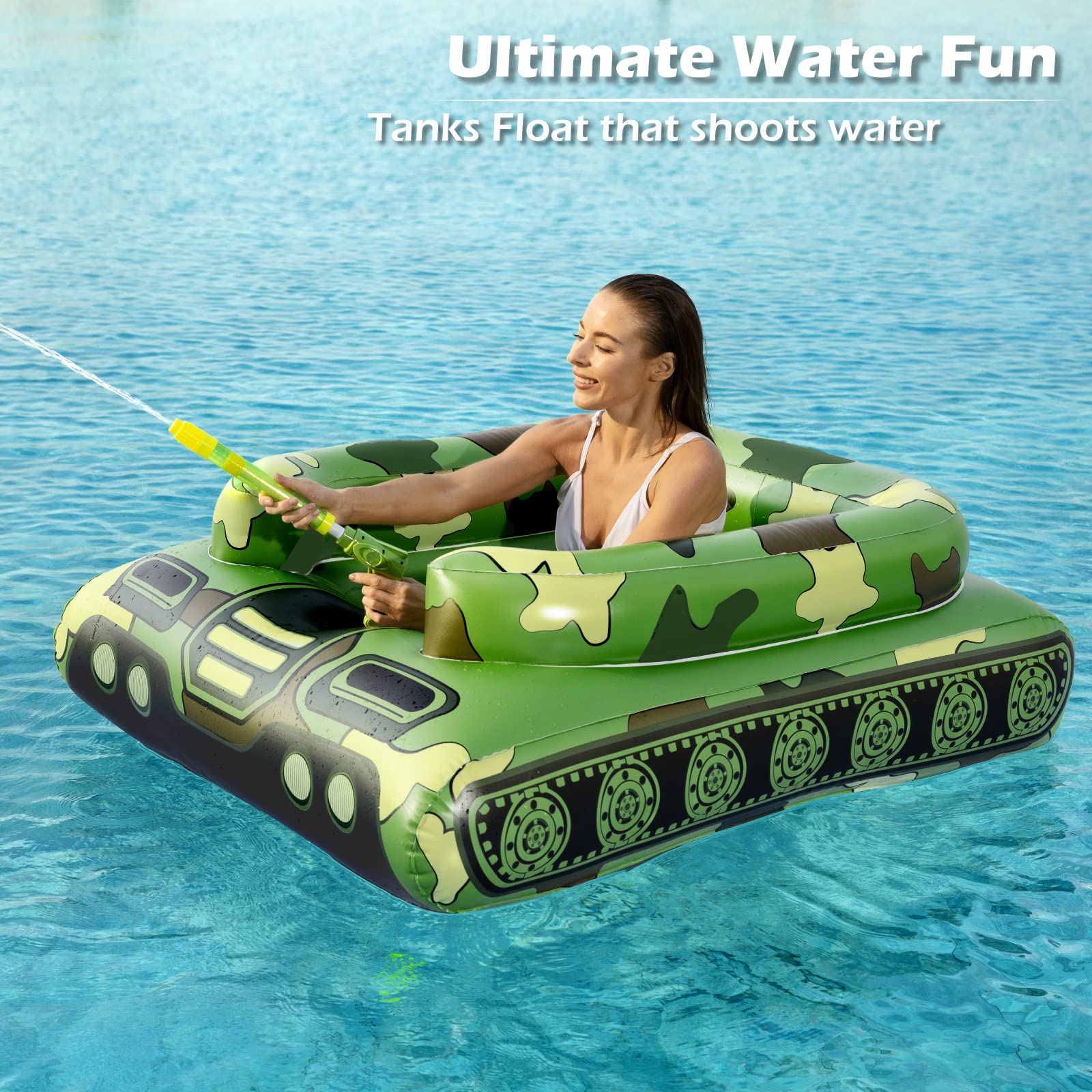 Jasonwell tank float offers adult-friendly interior for relaxed pool lounging.
