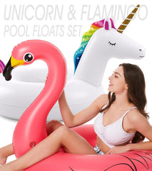 Jasonwell two air chambers pool float - two-air-chambers for added safety.