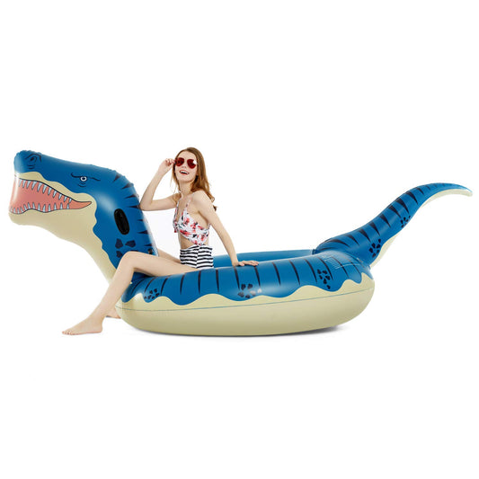 Jasonwell Tyrannosaurus Rex pool float front view for exciting water rides.