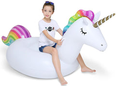 Jasonwell unicorn float with fast inflation valve for quick setup