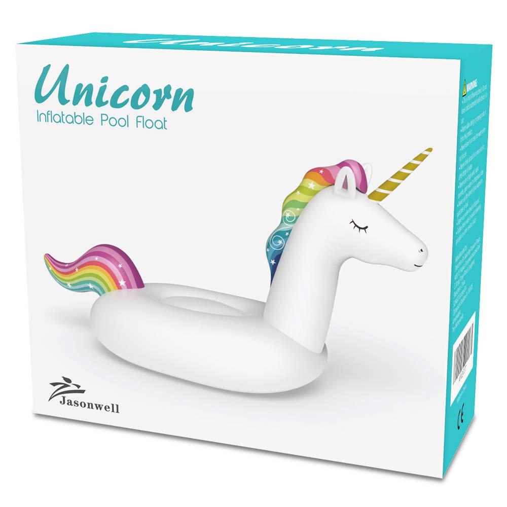 Jasonwell unicorn float suitable for kids and adults with supervision