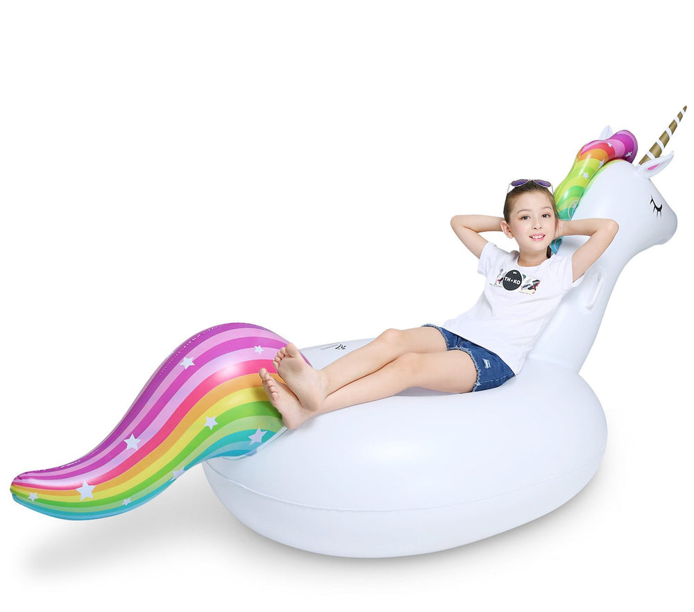 Jasonwell unicorn float travel friendly for trips and pools