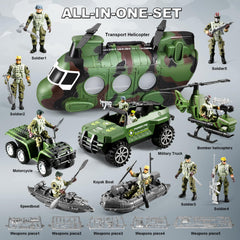 JASSKKBO 56-in-1 army kayak boat 2 enables two-player mission play