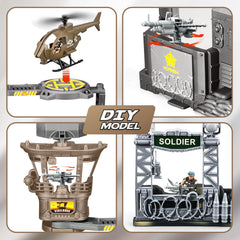 JASSKKBO army helicopter enhances aerial rescue and chase play.