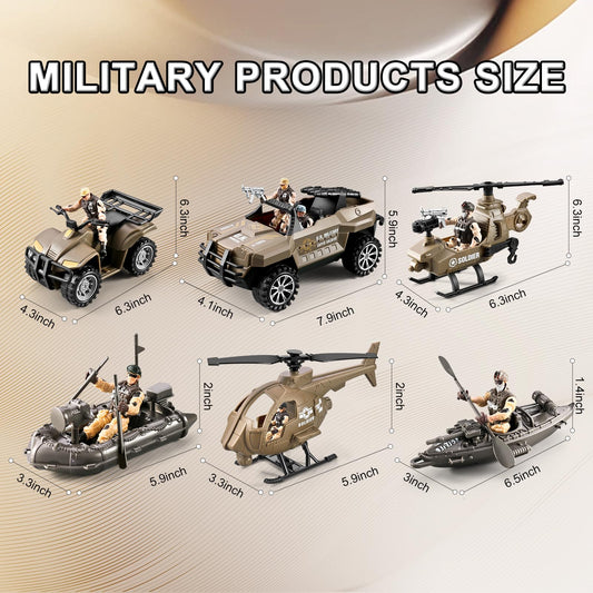 JASSKKBO army truck with figures for realistic transport battles.