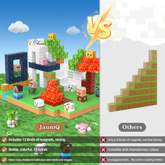 JauniQ gift-ready set encourages creative building and cooperative play.